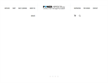 Tablet Screenshot of powerofspeech.org